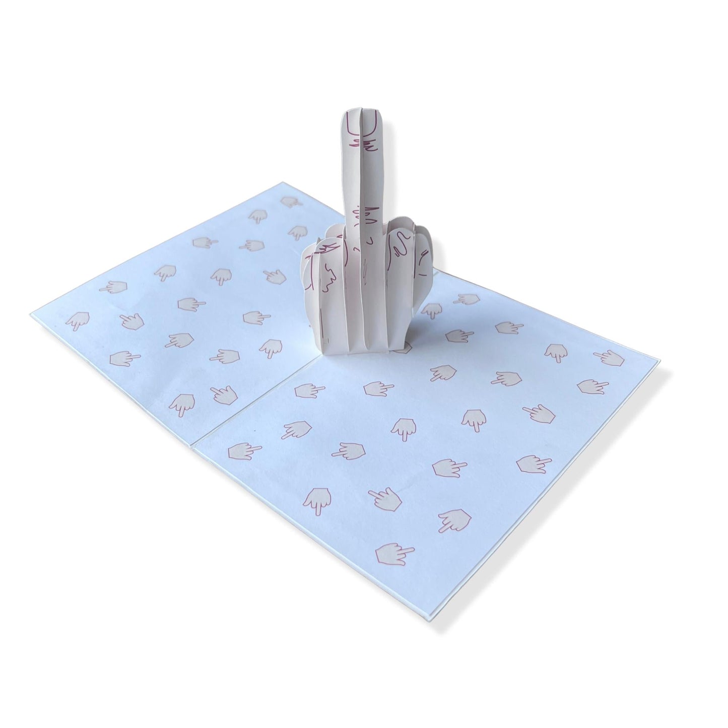 Pop Up Middle Finger Card