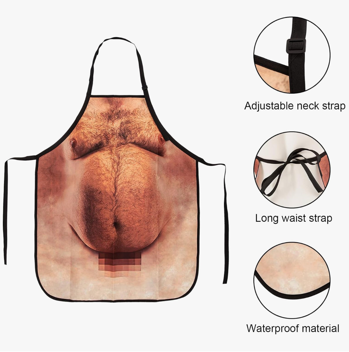 Hairy and Humorous Belly Apron™