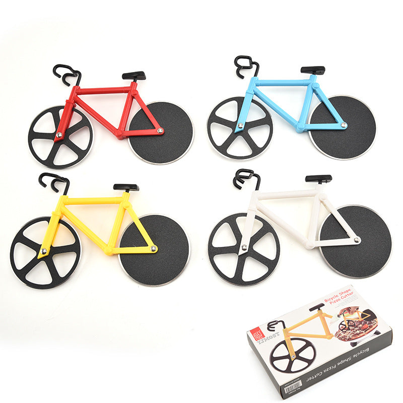 SpinSlice™ Stainless Steel Bicycle Pizza Cutter