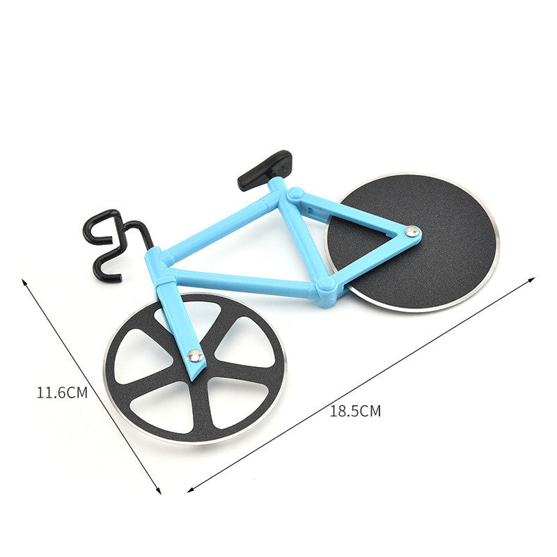 SpinSlice™ Stainless Steel Bicycle Pizza Cutter