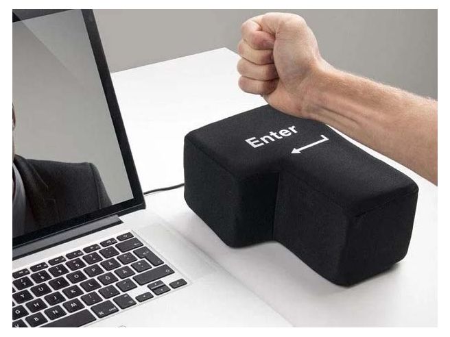 JUMBO Anti-Stress USB Enter Key