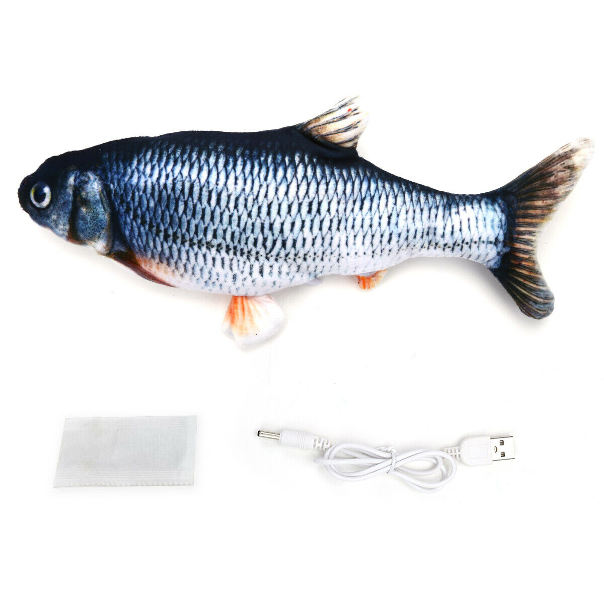 Soft Electronic Fish-Shaped Cat Toy